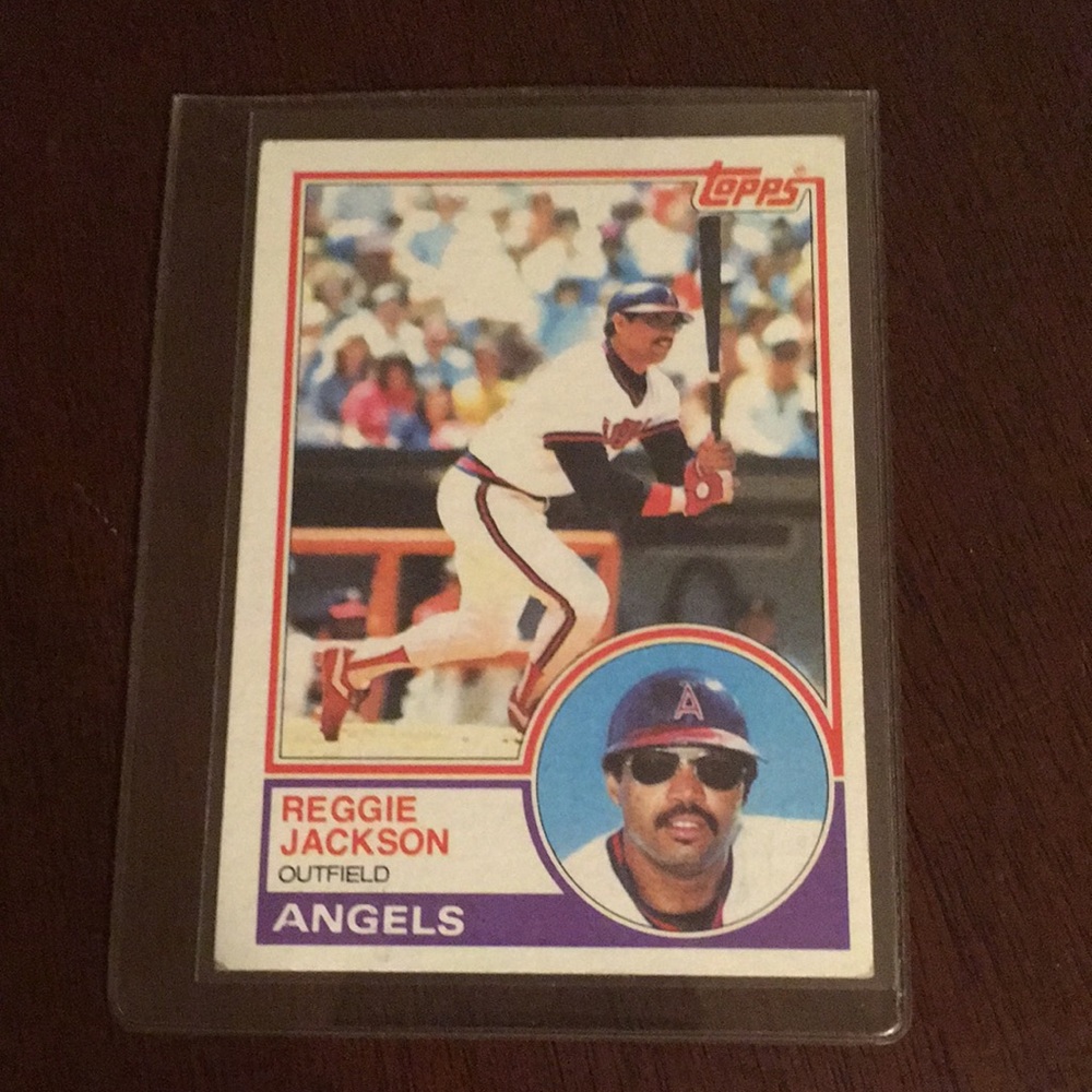 Reggie Jackson baseball card